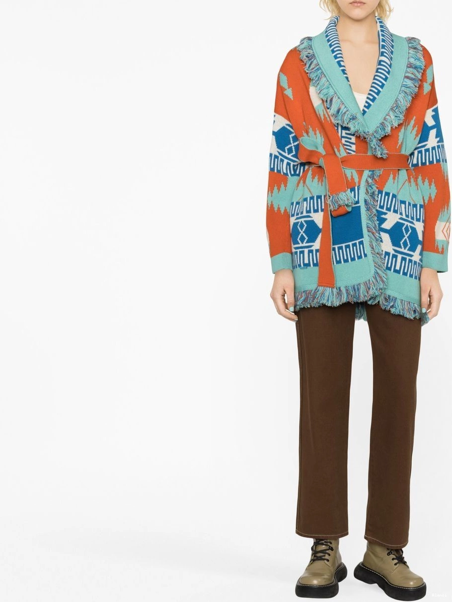 Affordable jacquard Lily cardigan Women Icon Tiger Alanui 0712